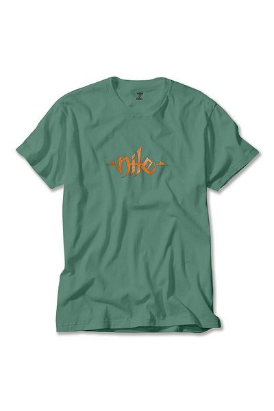 Z zepplin Πράσινο μπλουζάκι με λογότυπο Nile