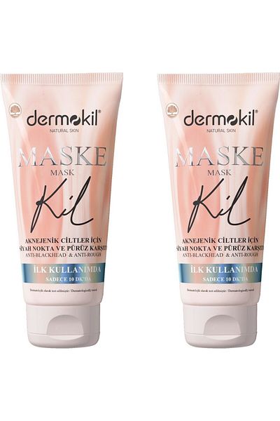 Dermokil 75ml Acnegenic - Anti-blackhead and Impurities Mask Set of 2