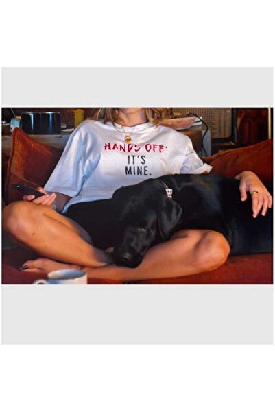 puolikuu Serenay Sarıkaya με στάμπα Unisex Λευκό "Hands Off! Είναι το μου." Μ...