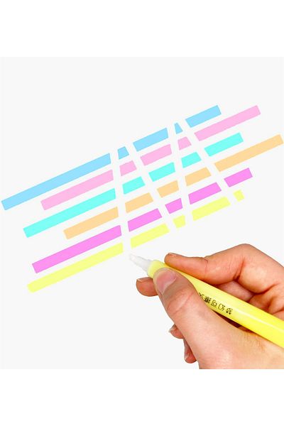 Hediye Vakti 6-Piece Double Sided Felted Erasable Pen Set