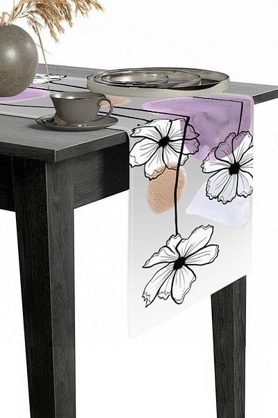 Halise Home 40x140 cm Stain Resistant Washable Runner Leggings