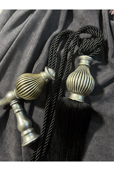 Helezoni Accesoriu pentru perdea Brașoare scurte cu ciucuri pentru perete Brașoare și Renso Set 1 Brașoare - 1 Renso