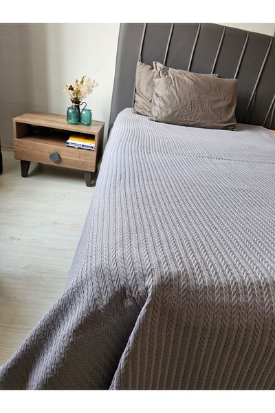 Naturalp Single Pike - 100% Organic Cotton, 230x150cm Knitted