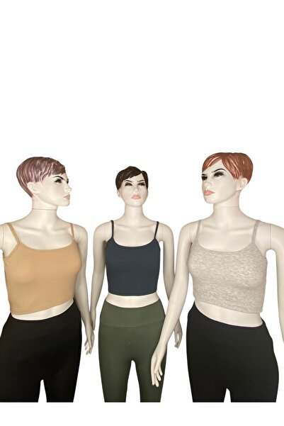 Tam12den Home طقم رياضي قصير بطول 40 سم مكون من 3 قطع - لون مدخن وحجر، حبل تع...