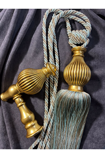 Helezoni Accesoriu pentru perdea Brașoare scurte cu ciucuri pentru perete Brașoare și Renso Set 1 Brașoare - 1 Renso