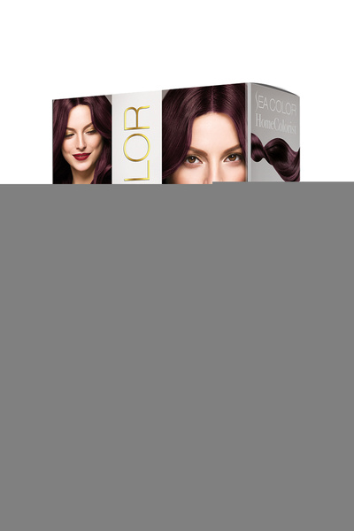 Sea Color 2 Tüp Home Colorist 3.66 Kızıl Mor Premium Saç Boyası Evde Profesyo...