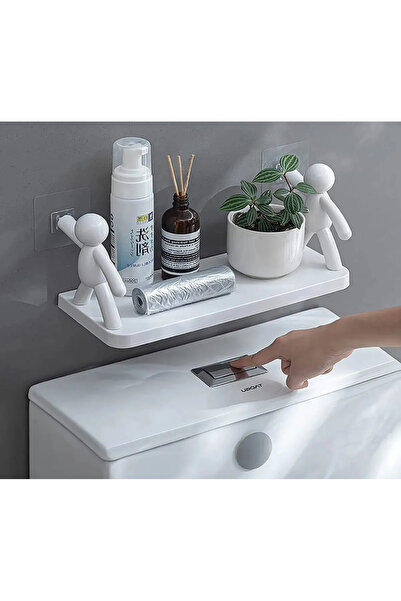 PANJI Adam Raf İnsan Motifli Banyo Baharat Mutfak Ofis Rafı