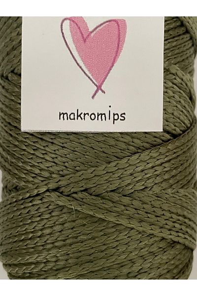 Makromİps Premium Polyester 100 Gr 1.5mm Macrome String Supla Bag Hobby Hand Knitted String