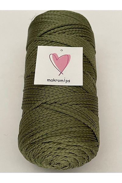 Makromİps Premium Polyester 100 Gr 1.5mm Macrome String Supla Bag Hobby Hand Knitted String