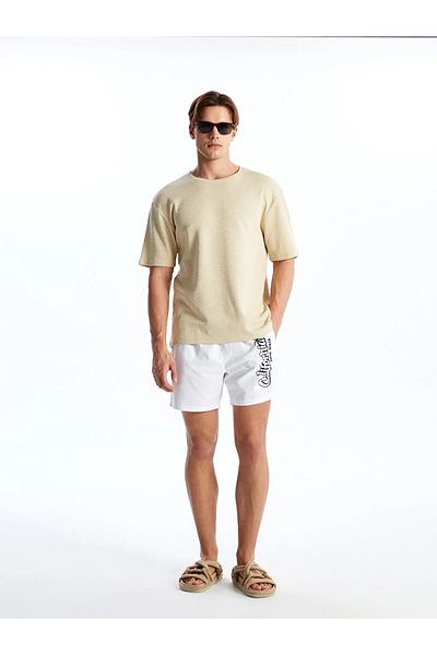 LC Waikiki IT WILL BE SENT BY AYMIRA STORE!!Short Length Printed Men's Sea Shorts