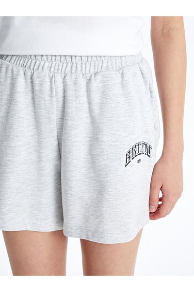 LC Waikiki Elastic Waist Printed Women's Shorts