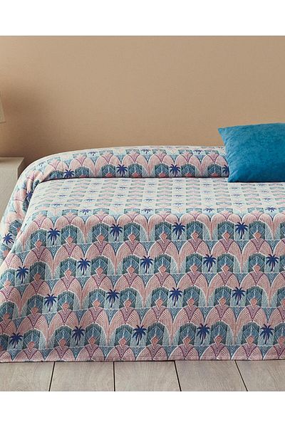 English Home Tropical Palm Double Pike Blue
