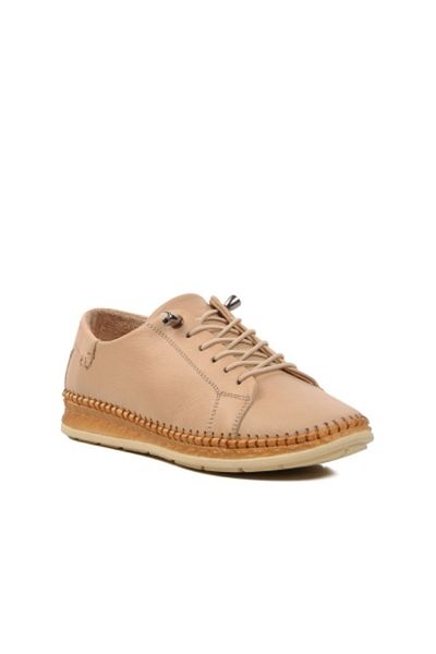 TRENDYSHOSE 7866 Model Women's Anatomic Natural Leather Casual Shoes