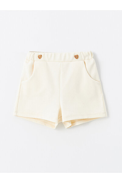 LC Waikiki Elastic Waist Shorts for Baby Girl