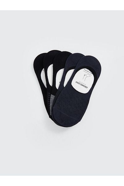 LC Waikiki Шарени мъжки чорапи тип балерина Опаковка от 5 броя