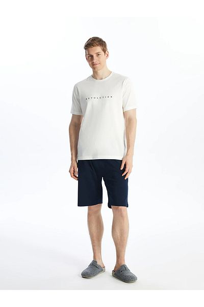 LC Waikiki LCW DREAM Standard Fit Men's Shorts Pajamas Set