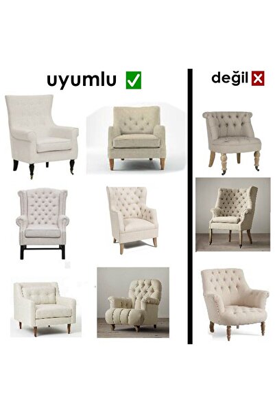 Bemrax Elastic Piti Square Seat, Sofa Cover - Single Armchair