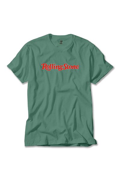 Z zepplin The Rolling Stones Text Πράσινο T-Shirt