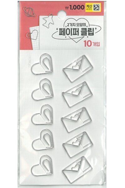 Concord Kore  Şekilli Ataç - Kalpli Mektup