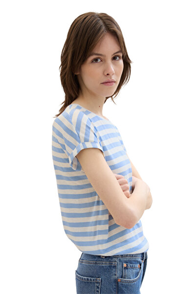 Tom Tailor Denim křupavé pruhované tričko