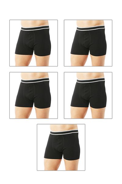 Kompedan Men's Boxers - Pack of 5 Cotton and Lycra| Özkan 11226