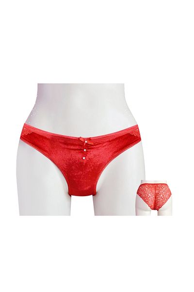 Papatya Papatya 5233 - Bikini de damă, catifea în față și dantelă