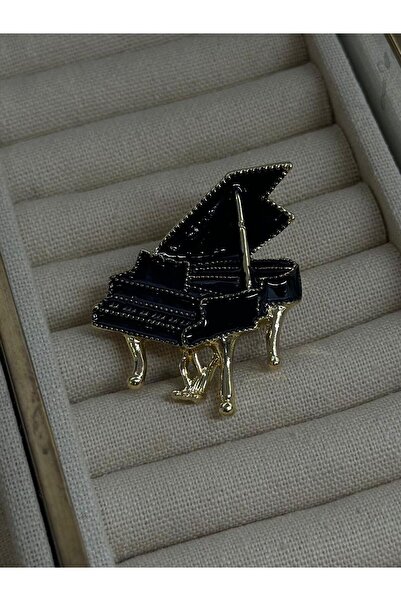 MyladyAccessoriess Siyah Piyano Broş
