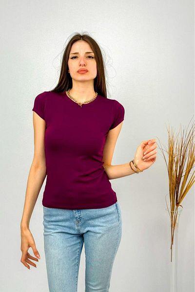 Betimoda Body de damă cu decolteu în formă de prune - mânecă scurtă