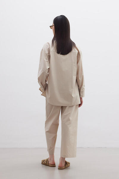 Manuka Premium Διπλό Πουκάμισο - Camel