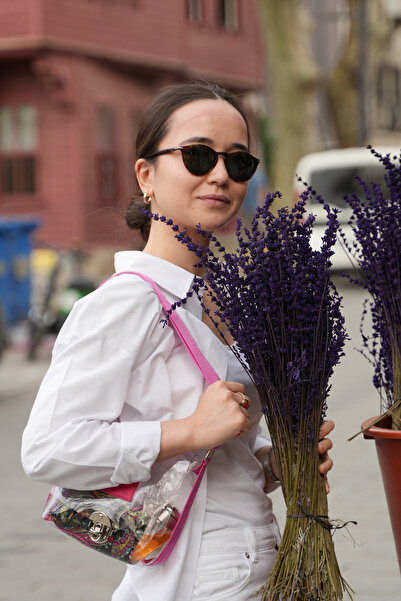 ozko RENKLİ ŞEFFAF KONSER ÇANTASI