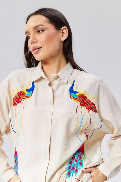 BAJAR Viscose Linen - Embroidered Suit Set