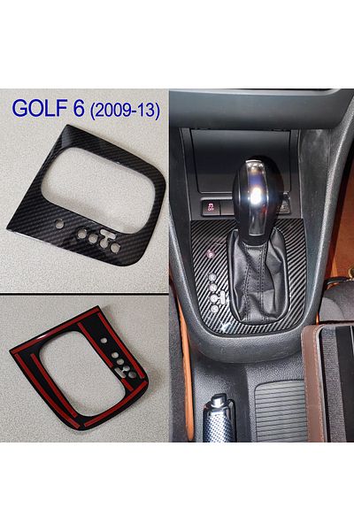 GCP German Car Parts Golf 6 Gear Panel - Carbon Appearance Accessory