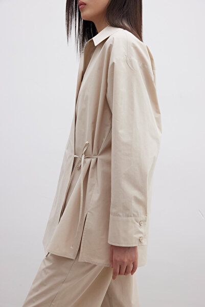 Manuka Premium Διπλό Πουκάμισο - Camel