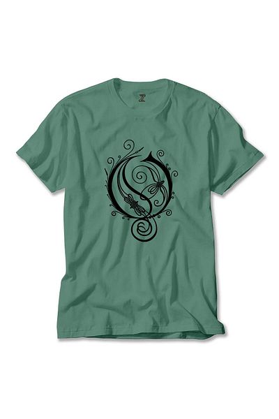 Z zepplin Πράσινο T-Shirt τύπου Opeth