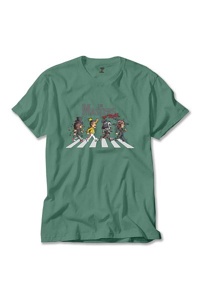 Z zepplin Πράσινο T-Shirt The Master Of Rock