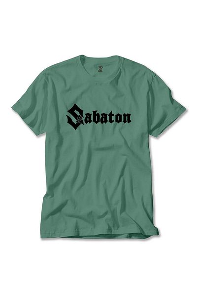Z zepplin Πράσινο T-Shirt με λογότυπο Sabaton