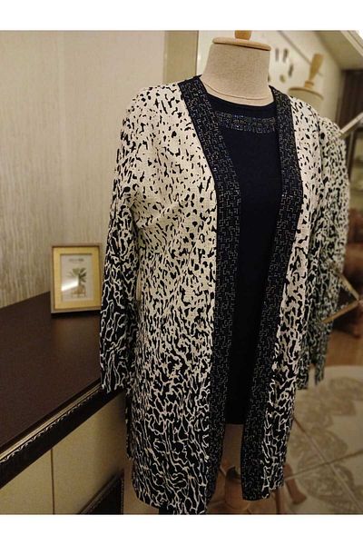 LUSSOLİFE Beaded Double Suit - Mother's Jacket and Blouse
