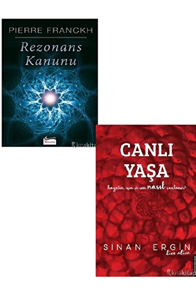 Destek Yayınları Rezonans Kanunu  Canlı Yaşa  Sinan Ergin  Pierre Franckh 2 K...