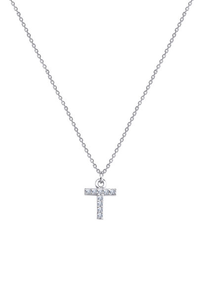 Gimora Kadın Taşlı T Harfi Kolye