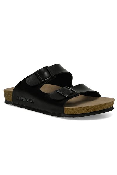 lumberjack Mendy 4fx Black Comfort Casual Anatomical Slipper
