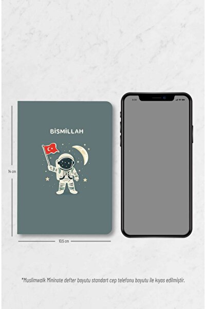 MuslimWalk Ziad – Erkek Çocuk – 3’lü Mininote Defter Seti