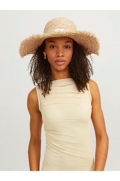 Jack & Jones Pălărie de plajă Jack Jones Jxvalley Acc Beige 12251622 -06
