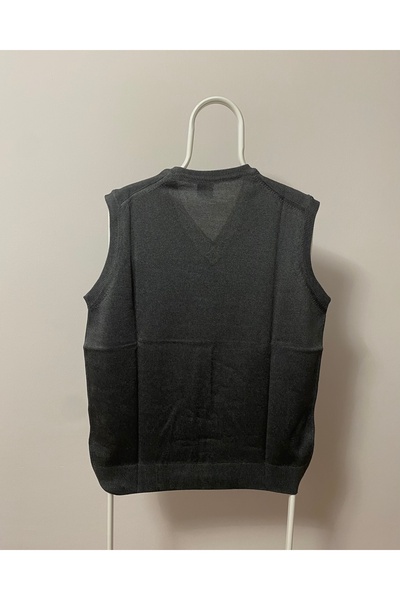 we are the best UYSALİDA Men's V-Neck Sweater - Thin Wool Knitwear, Non-Pilling Özbarla