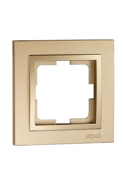 YTE Despina Gold Metallic Key - Mono with Frame