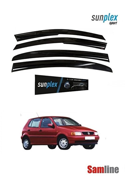 SUNPLEX VW Polo 2000 Modeller için Cam Rüzgarlığı Takım 4'lü Set Mügen