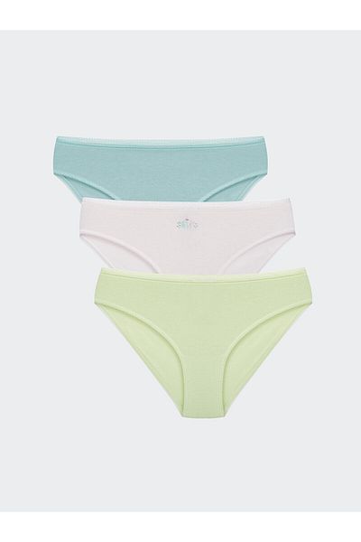 LC Waikiki Pachet de 3 chiloți bikini cu model