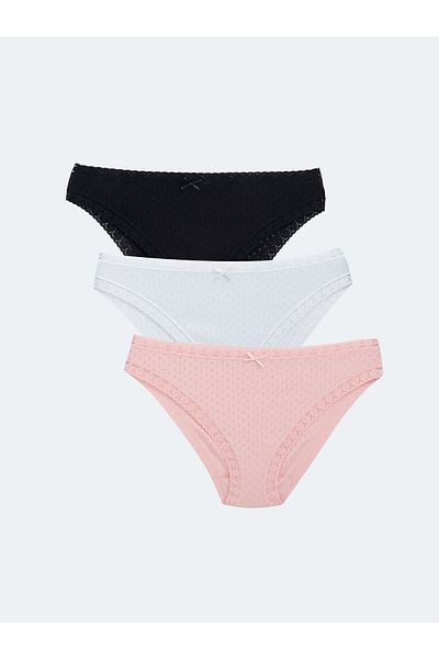 LC Waikiki 3 csomag sima bikini bugyi
