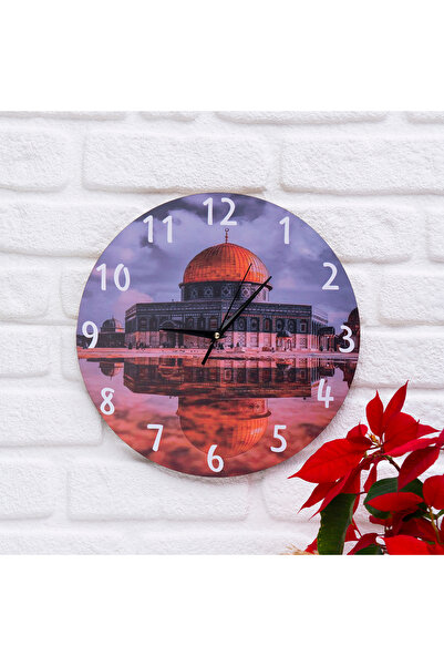 Deep Craft Ceas de perete decorativ din lemn pentru salon, birou, birou, desi...