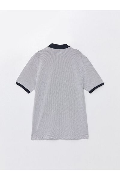 LC Waikiki Ανδρικό μπλουζάκι Polo λαιμόκοψη με στάμπα - κοντό μανίκι