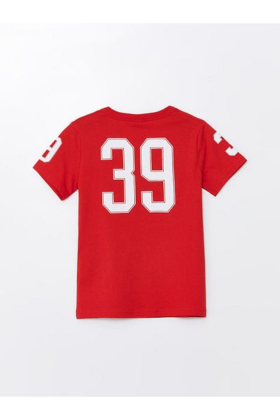 LC Waikiki Boy - Crew Neck and Printed Short Sleeve T-Shirt